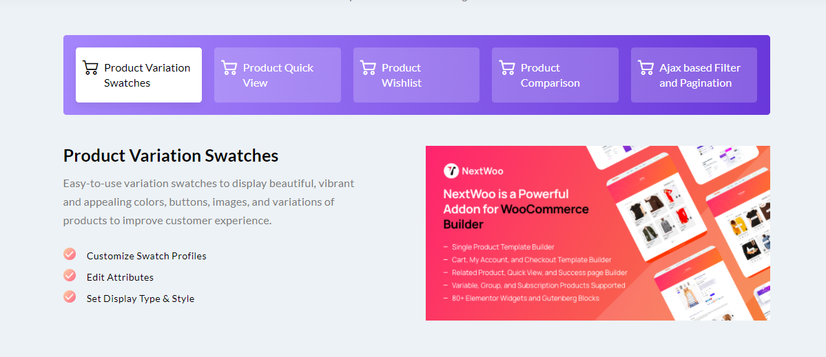 WordPress plugin, woocommerce plugin, woocommerce Builder , Elementor, Gutenberg, checkout page woocommerce, single product, WooCommerce Page Builder, elementor woocommerce templates, woocommerce shop page builder, woocommerce checkout page builder, woocommerce cart page, crossels, upsells, related product, quickview, product archive.
