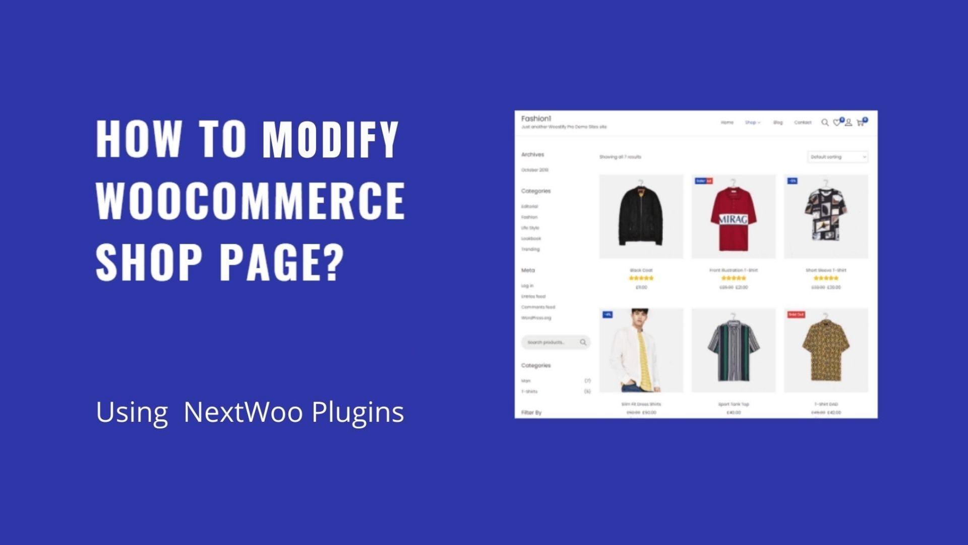 How to Modify WooCommerce Shop Page?