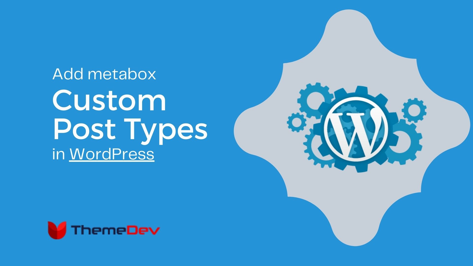 Add Meta Boxes to Post Types in WordPress