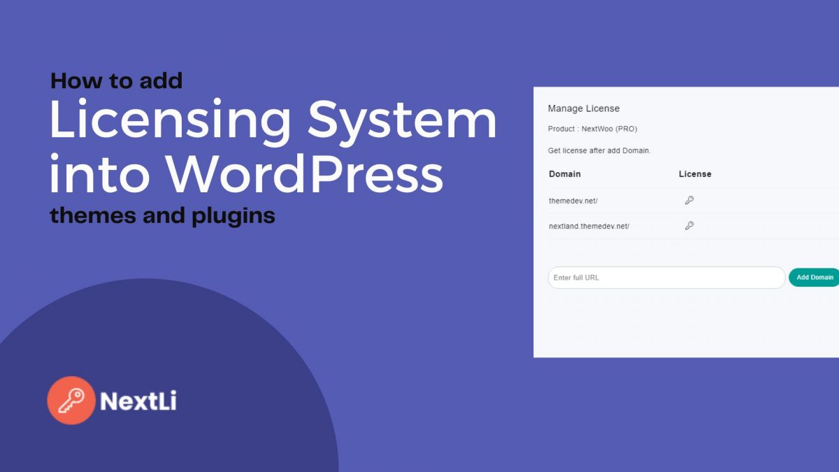 How to integrate a license system into WordPress Theme Plugin