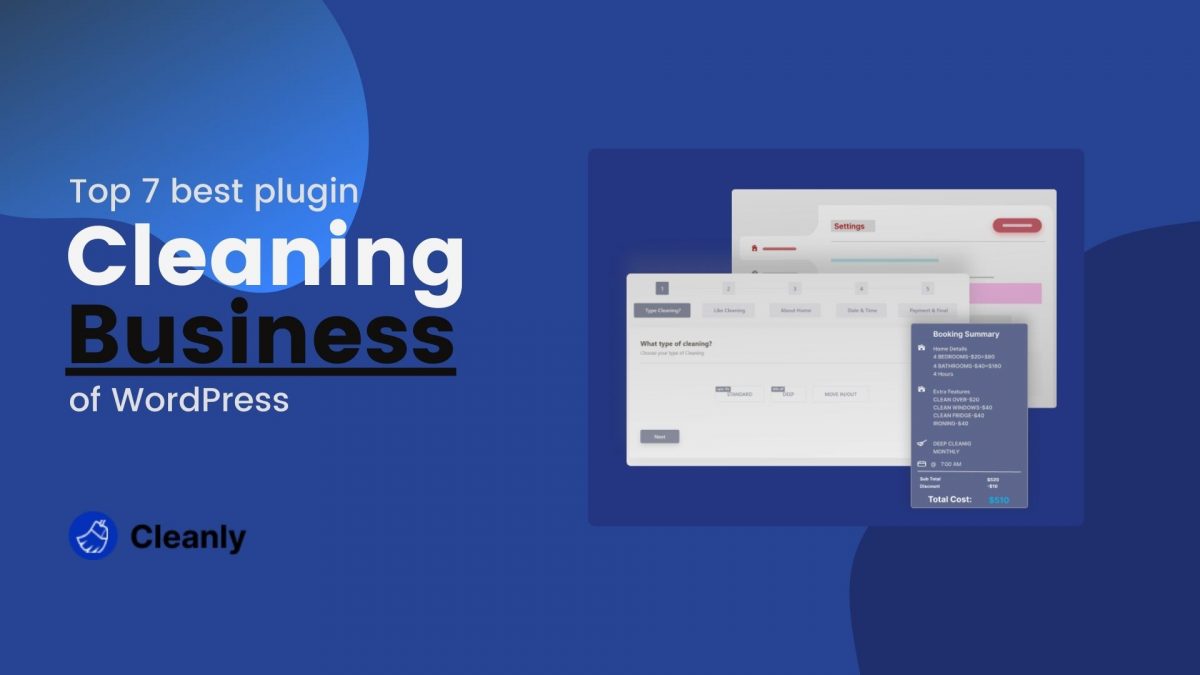 Top 7 best plugins for cleaning business on WordPress